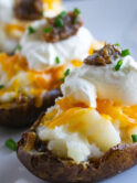 Baked Potato With Bacon Jam