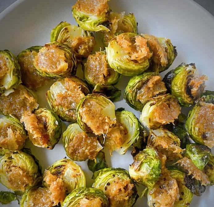 Brussel Sprouts With Bacon Jam