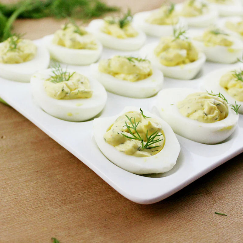 Dilly Deviled Eggs From Country Home Creations