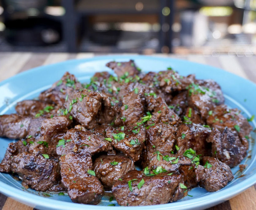 Garlic Steak Bites