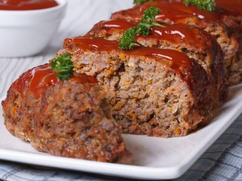 Meatloaf Using Mullens Original French Dressing