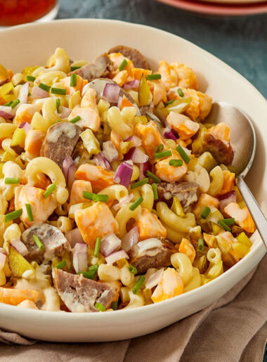 Summer Cheese Curd Macaroni Salad