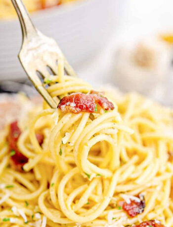 Bacon Ends Spaghetti Caronara