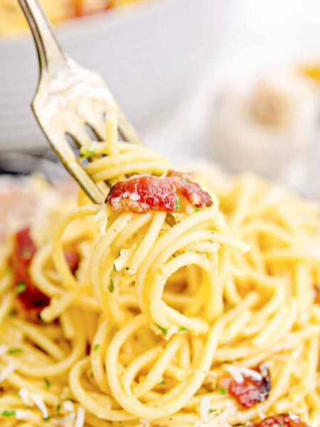 Bacon Ends Spaghetti Caronara
