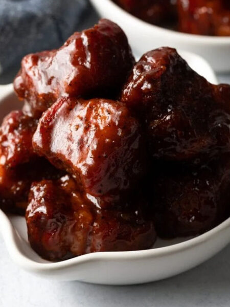 Oven Pork Belly Burnt Ends