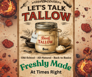 Fresh Made Beef Tallow