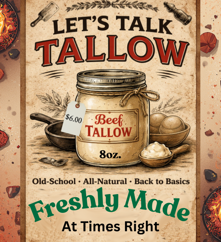 Fresh Made Beef Tallow